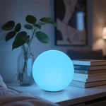 8-IN Led Glowing Ball Light For Kid, 16 Rgb Color Changing Globe Orb Night Li.... Fixed Price $51.44.