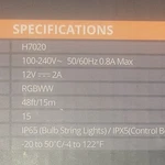 Govee Lynx Dream Rgbww Led String Lights 48FT 15 Bulbs App Control IP65. Fixed Price $57.50.