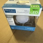 Progress Lighting 805311 Mini Flushmount 5.5 Round Glass Led. Fixed Price $13.99.