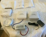 Macleds Ultra Low Profile Pop Series 3 Piece Puck Light Kit With Dimmable Hard. Fixed Price $61.00.