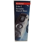 Brookstone 4-IN-1 Security Travel Mate Alarmclock Motion Detector & Light New. Fixed Price $9.98.