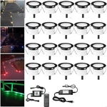 Fvtled Wifi Deck Lights Kit Rgbw, 1.77 20PCS, (black). Fixed Price $187.24.