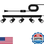 Bricosmocon Plug Track Lighting 30 Led Fixtures Ceiling Black 5. Fixed Price $118.82.