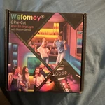 Wefomey 6 Pre-cut Rgb Led Multicolor Light Strip Motion Sensor Music Sync. Fixed Price $15.00.