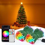 Smart Rgb+ic String Lights With 300 Led, 98 Ft Indoor Color Changing Christma.... Fixed Price $70.46.