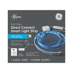 Cync By Ge Smart Led 80X.25X80" Full Color Direct Connect Light Strip Dimmable. Fixed Price $57.77.