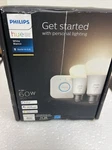 Philips Hue A19 60W Led With Wireless Bulb Starter Kit White. Fixed Price $55.00.