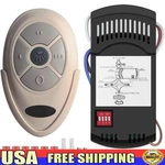 Universal Ceiling Fan Remote Control Kit W/ Dimmer 3 Speed Receiver Easy Install. Fixed Price $46.79.