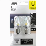 Feit Electric BPC7/LED 0.6 Watt Non Dimmable 2 Count (pack Of 1), Clear. Fixed Price $17.23.