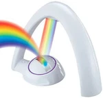 Rainbow Projector Light Colorful Led Night Projection Desk Lamp For Any Rm. Fixed Price $24.99.