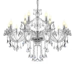 15-LIGHTS K9 Crystal Chandelier Ceiling Pendant Lamp Fixture Modern Luxury. Fixed Price $162.99.