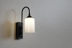 Smart Sconce Black - Dimmable Wireless Wall Light W/universal Remote Battery. Fixed Price $20.00.