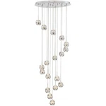 Lite Source LS-18198 Draplin Led 26 Inch Chrome Chandelier Ceiling Light. Fixed Price $2306.00.