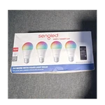 Sengled Simply Smart A19 Rgb Dimmable 800LM 60W Eq Alexa/google 4-PACK. Fixed Price $15.00.