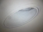 Progress Lighting 6 In. White Recessed Baffle Trim For Sloped Ceilings 2PK. Fixed Price $28.45.