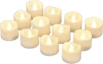 Elander Led Tea Lights Flameless Candle With Timer, 6 Hours On 18 O.... Fixed Price $17.99.
