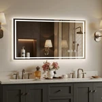 48X24 Led Bathroom Mirror With Lights, Anti-fog, Backlit + Front (cri 90),. Fixed Price $261.99.