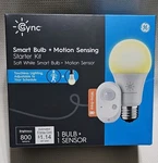 New Open Box General Electric Cync Smart Bulb Motion Sensor KIT/79. Fixed Price $19.00.