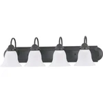 Nuvo Ballerina 4 Light 30" Vanity W/ Frosted White Glass 60-3163. Fixed Price $123.99.