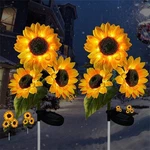 3 Heads Solar Simulation Sunflower Led Lights Garden Yard Lawn Night Light!!!!!. Fixed Price $17.69.