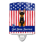 Carolines Treasures Patriotic Usa English Toy Terrier Ceramic Night Light. Fixed Price $6.57.