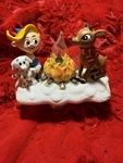 Roman Rudolph Campfire Night-light Nightlight Electric Plug-in Hermie. Fixed Price $23.00.