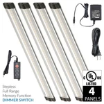 Lightkiwi X8402 12 Inch Cool White Led Under Cabinet Lighting - Panel Kit. Fixed Price $74.99.
