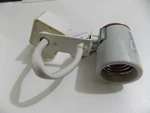 ET646W Elco White Mini Porcelain Track Fixture Up To 150W Par Lamp. Fixed Price $19.95.