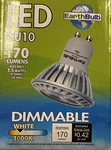 Earthtronics L1GU104301B 3.5-WATT Led Light Bulb. Fixed Price $7.87.