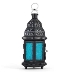 Gallery Of Light Moroccan Lantern Blue Glass. Fixed Price $32.35.