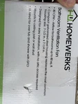 Homewerks 7140-80 Bathroom Exhaust Fan Cfm Quiet Easy Install Steel. Fixed Price $45.00.