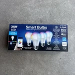 Feit Electric 1648970 9W Led Smart Bulbs (4-PACK). Fixed Price $21.99.