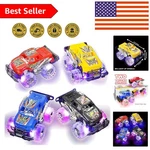 Exciting Push-&-go Monster Trucks 2-PACK With Led Lights Perfect Birthday Gift. Fixed Price $25.19.