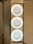 Getinlight 2.75" Wide 3000K Dimmable Led Puck Lights Kit, Plug-in Installation. Fixed Price $40.00.