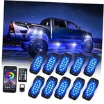 Rock Lights For Trucks Rgb Led With Bluetooth App/remote 10 Pods. Fixed Price $58.99.