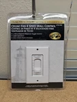 Hampton Bay Ceiling Fan 4 Speed Wall Control Model UC9020 Brand New (B1). Fixed Price $14.72.