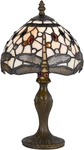 Tiffany Accent Lamp BO-2380AC Antique Brass, 40W Zinc Base, Elegant Lighting. Fixed Price $275.99.