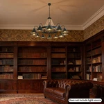Hemp Rope Chandelier Ceiling Light Rustic Wheel Large Pendant Fixture. Fixed Price $73.89.