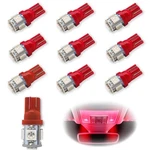 Rboko 10PCS 194 Led Light Bulb 6000K Wedge T10 5SMD 5050 Chips, Red. Fixed Price $9.04.