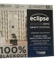 Eclipse Absolute Zero Curtains, Fleece Lined Insulating 100% Blackout. Fixed Price $23.50.