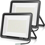 2PACK 400W Led Flood Lights, 50000LM Super Bright, IP66 Waterproof. Fixed Price $244.99.