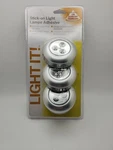 Fulcrum It Stick On Led Lights 3 Pack Silver New. Fixed Price $13.00.