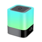 Aisuo Night LIGHT-5 In Bedside Lamp With Bluetooth Speaker, 12/24H Digital .... Fixed Price $39.50.