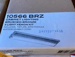 Kichler Under Cabinet Light 10566BRZ (B1-1). Fixed Price $60.00.