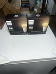 Philips Hue White Ambiance Dimmable Led 800LM Starter Kit W/ Bridge. Fixed Price $100.00.