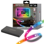 Monster Smart Lighting Hdmi Color Sync Led Strip For 85 Tvs Rgbic. Fixed Price $79.99.