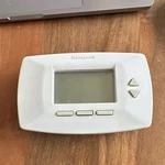 Honeywell RTH7500D1049 Programmable Thermostat, Digital Display, White. Fixed Price $7.43.