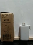 Nora Lighting NT-327 Outlet Adaptor, Color White Lot Of Track. Fixed Price $10.99.