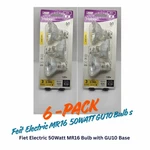 Feit 6-PACK GU10 Bulb, 50W MR16 500 Lumens Bright White Light Bulbs. Fixed Price $24.95.