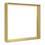 Floater Frame For Canvas Paintings, Diy Metal Floating 36X36", Gold. Fixed Price $83.53.